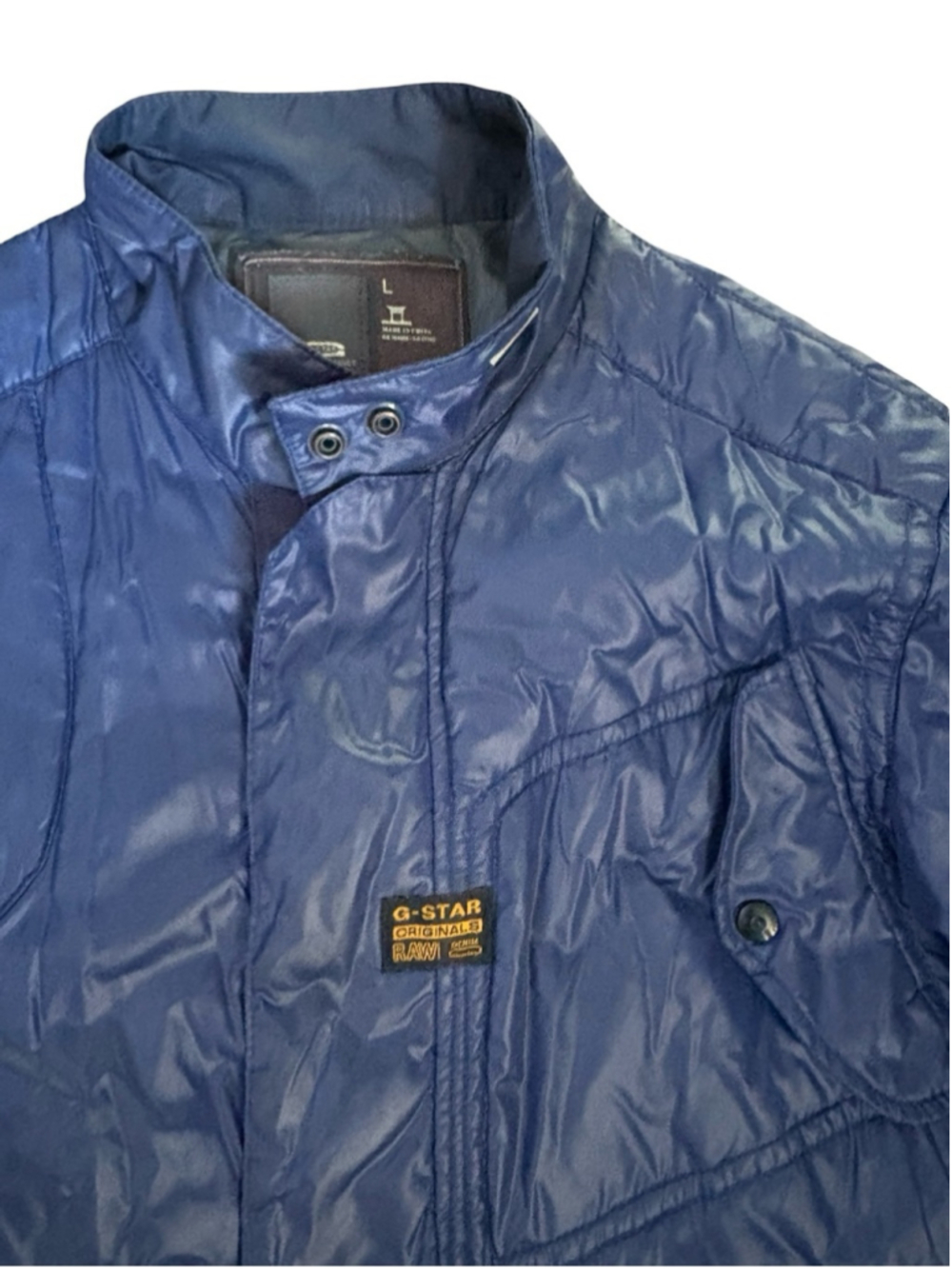 G-Star Dawson Quilted Overshirg Jacket - size L - Picture 3 of 6